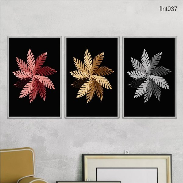 kit_03_quadros_decorativos_floral_coral_dourado_e_prata_flnt037_451_1_f47f5de6cab3dd4d52615a79efa64a28
