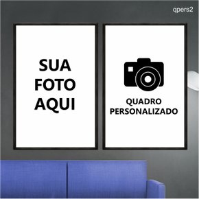01 kit 02 quadros decorativos personalizado qpers2